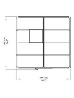 Canopia® By Palram Glory™ Greenhouse, 8' -Gardening Supplies Store 8591547 14v
