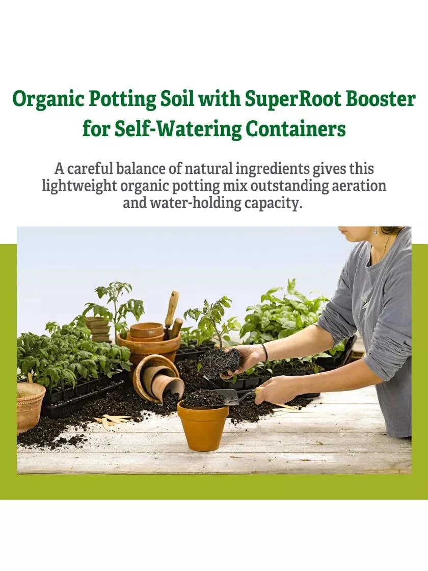 Organic Self-Watering Potting Mix, 20 Qts. 4 Organic Self-Watering Potting Mix, 20 Qts. - Image 2