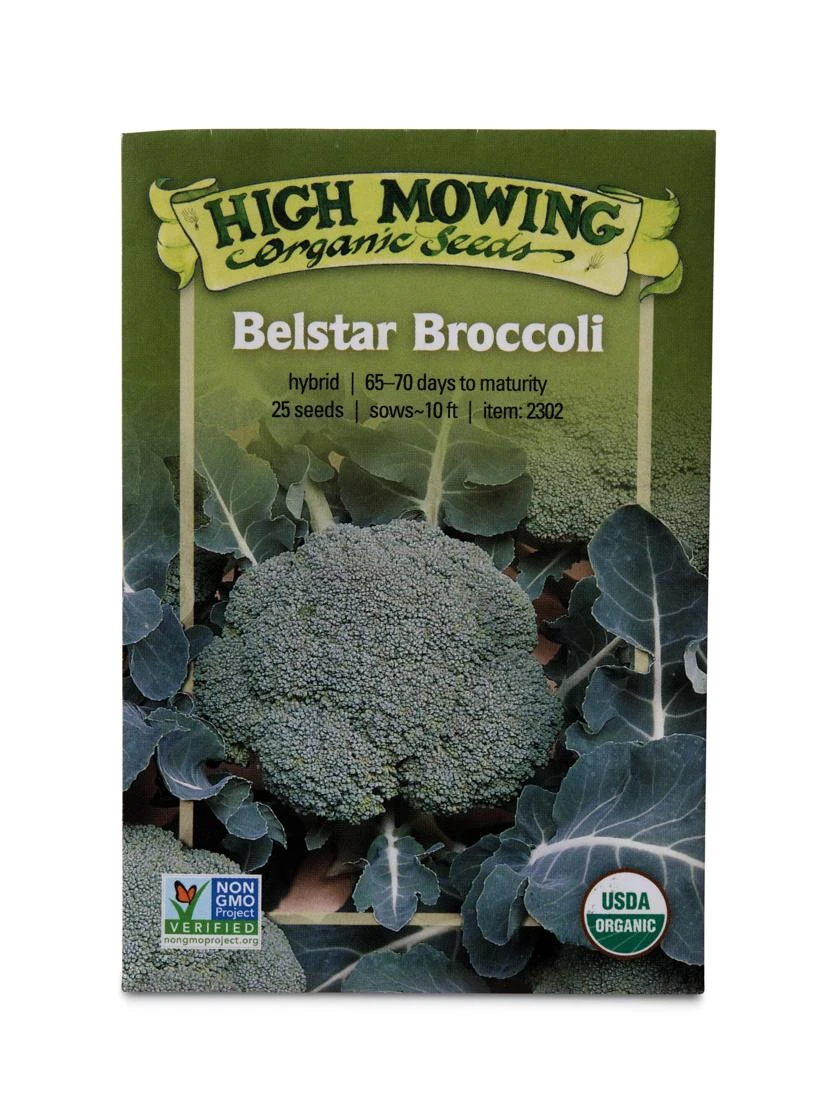 Belstar Broccoli Organic Seeds 3 Belstar Broccoli Organic Seeds