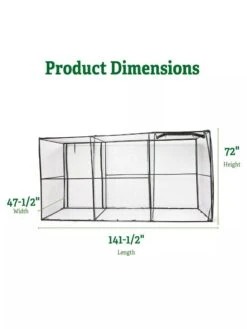 Crop Cage, 4' X 12' 9 Crop Cage, 4' X 12' -Gardening Supplies Store 8596540 2