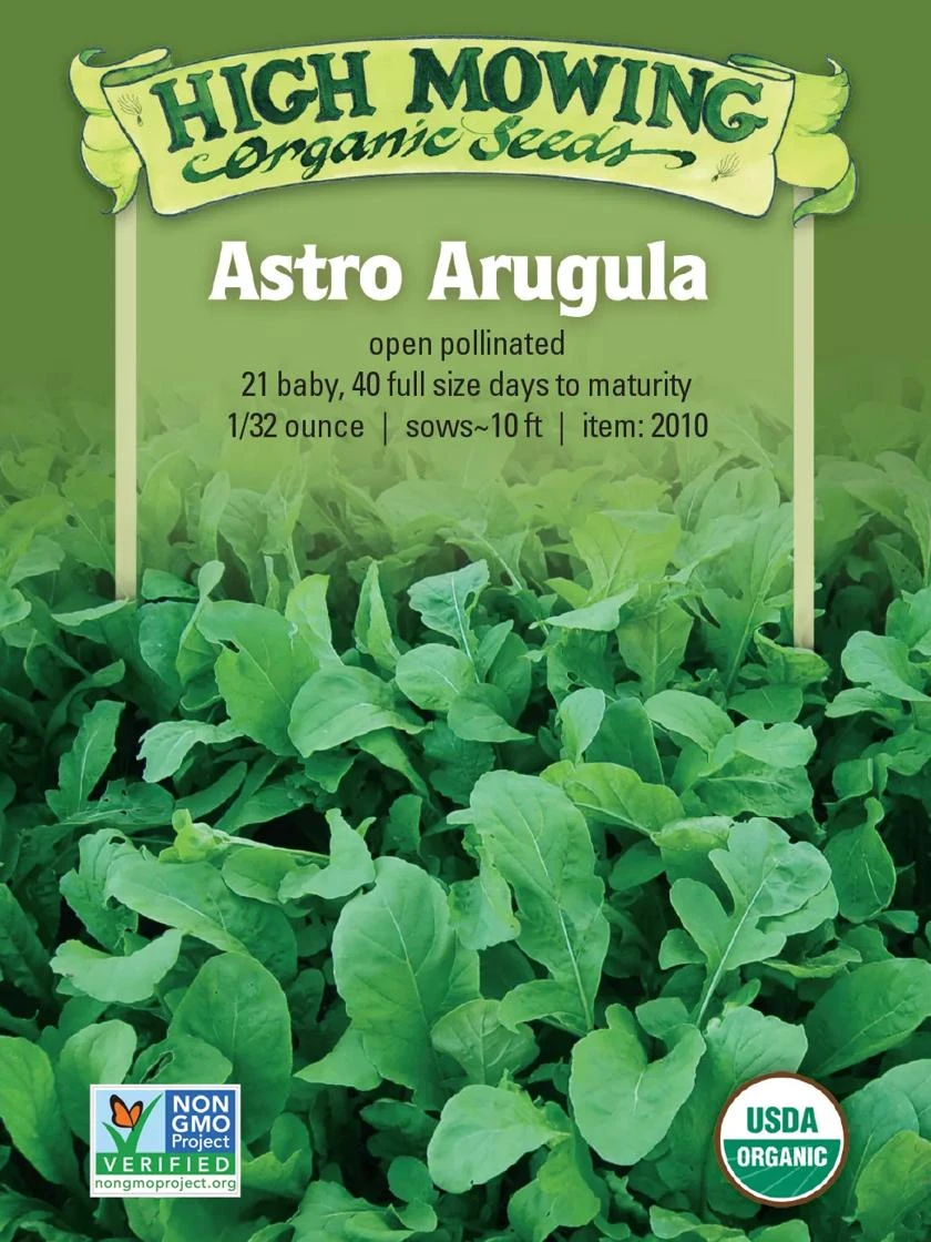 Astro Arugula Organic Seeds 3 Astro Arugula Organic Seeds