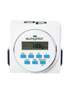 Digital Programmable 7 Day Timer Dual Outlet -Gardening Supplies Store 8599360 01v