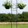 Achla Designs Square-on-Squares Double Pole Trellis 2 Achla Designs Square-on-Squares Double Pole Trellis -Gardening Supplies Store 8599483 01V tif