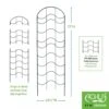 Achla Designs Waves Trellis Extension Piece -Gardening Supplies Store 8599492 01V tif
