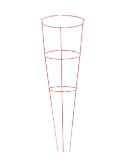 Heavy-Duty Plant Supports 42", Set Of 5 -Gardening Supplies Store 8600029 02v heavy duty colorful plant supports 42 inch red