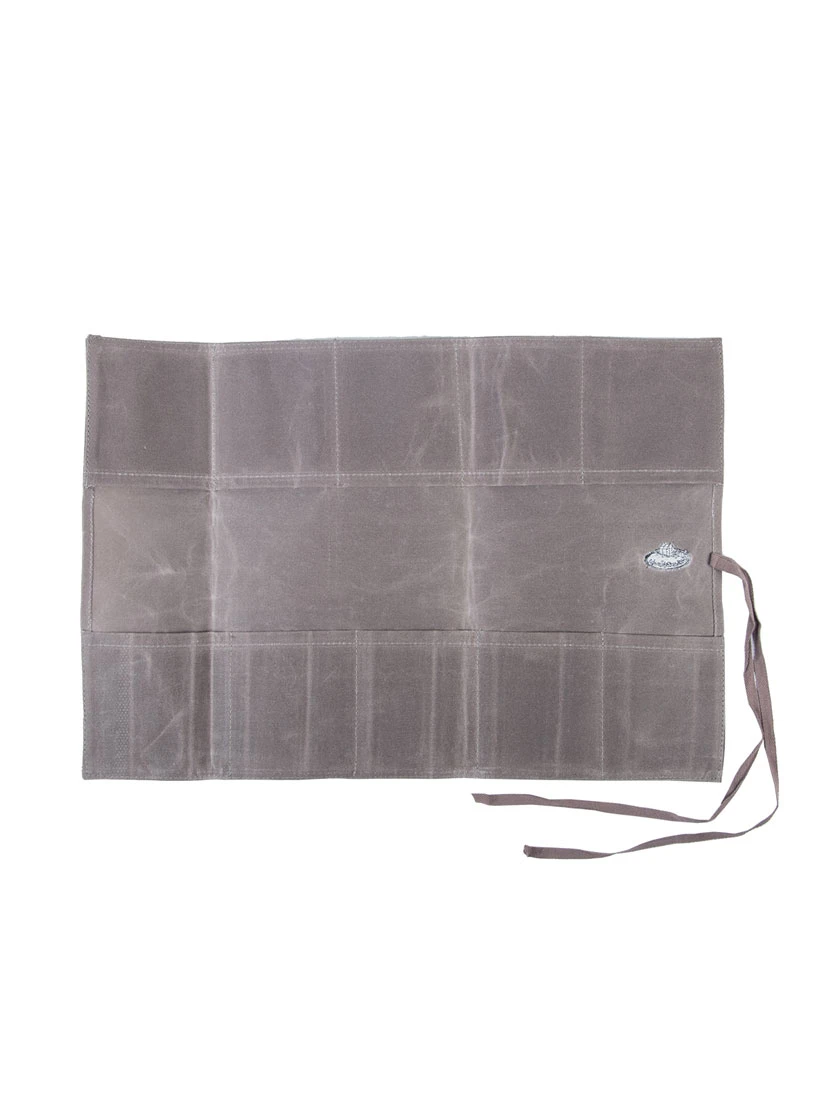 Esschert Waxed Canvas Roll Up Pouch 4 Esschert Waxed Canvas Roll Up Pouch - Image 2