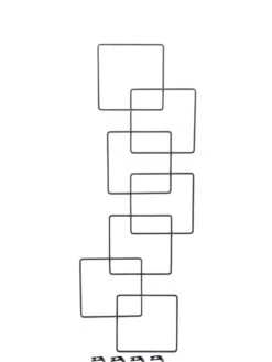 Building Blocks Wall Trellis, 45" -Gardening Supplies Store 8610183 3933 tif