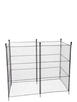 Tall Chicken Wire Critter Fence With Gate -Gardening Supplies Store 8611020 1264 tif