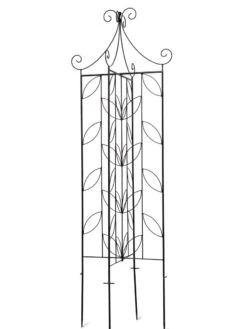 4 Sided Leaf Obelisk, 72" 7 4 Sided Leaf Obelisk, 72" -Gardening Supplies Store 8611658 3774 tif