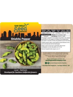 Shishito Pepper Organic Seeds 6 Shishito Pepper Organic Seeds -Gardening Supplies Store 8611910 02v