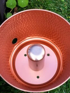 Hammered Copper Hose Pot With Lid 18 Hammered Copper Hose Pot With Lid -Gardening Supplies Store 8613311 0022